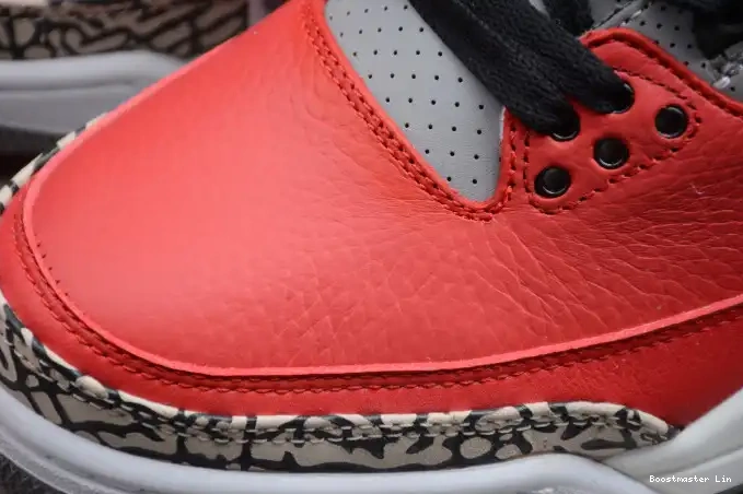 Bmlin shoes Jordan 3 Air Red Cement CK5692-600 0524
